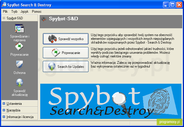 Spybot Search & Destroy Portable